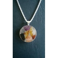 Gemstone Energy Pendant - Calm Reflection, Positive Energy, Balance and Inner Strength.    Reference No.A13